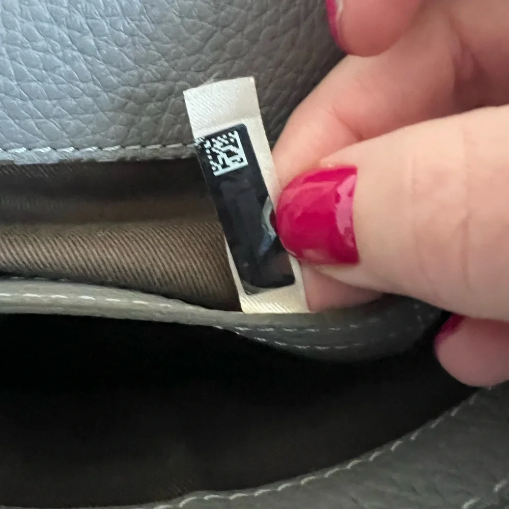 Chloe Marcie large Saddle bag grey - Picture 7 of 13